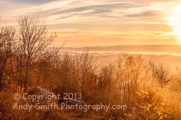 Fall Sunrise on Sunrise Mountain 2